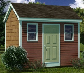 8×12 Shed Plans – How To Build Guide – Step By Step – Garden / Utility / Storage