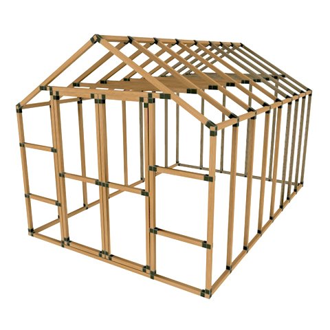 SALE! 10X16 Greenhouse Kit – DO IT YOURSELF by E-Z Frames!