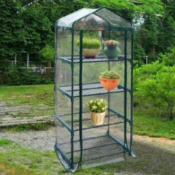 Quictent® Hot 4 tier Mini Portable Green House w/Shelves Brand New