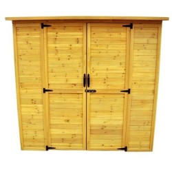 Leisure Season Extra Large Storage Shed, Solid Wood, Decay Resistant