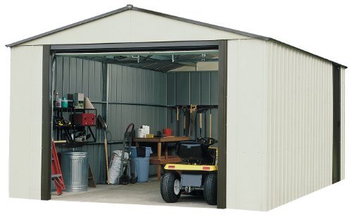 Arrow VT1421 Vinyl Coated Murryhill 14-Feet by 21-Feet Heavy Duty Steel Storage Shed